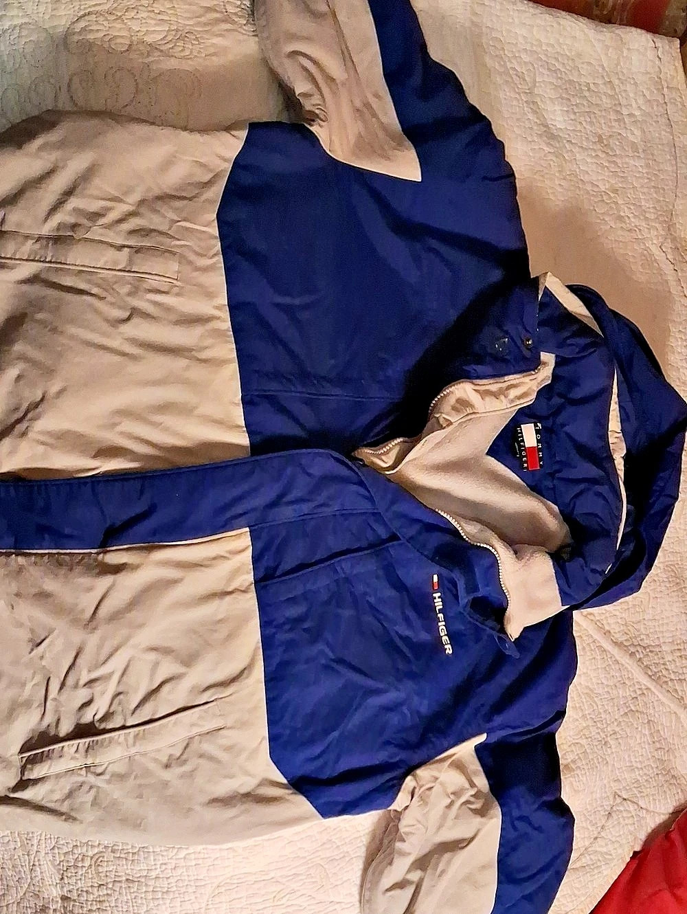 Tommy Hilfiger Men's Color Block Jacket Size Larg